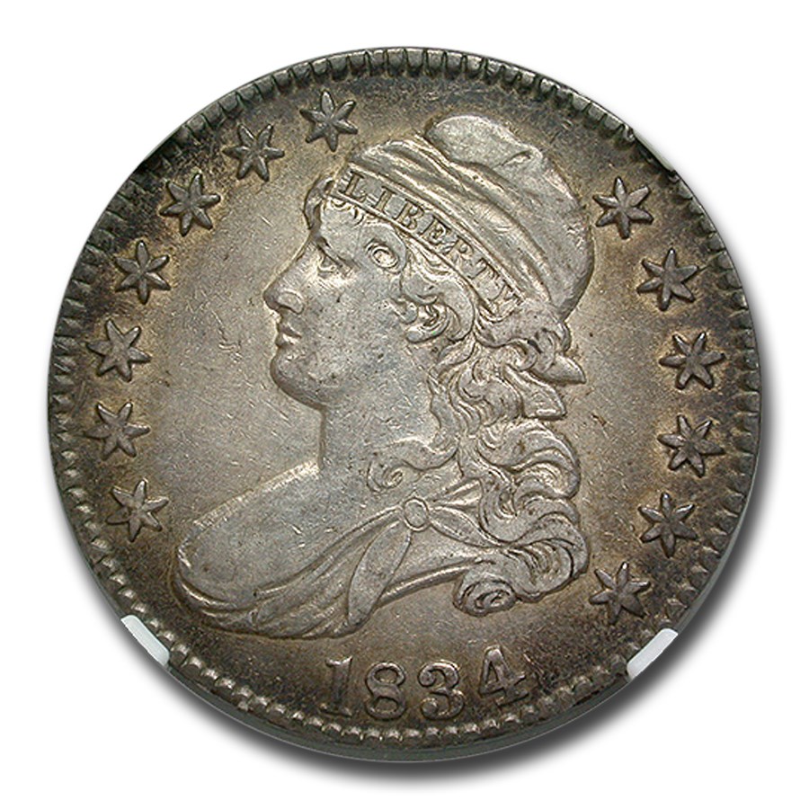 Buy 1834 Capped Bust Half Dollar AU-53 NGC | APMEX