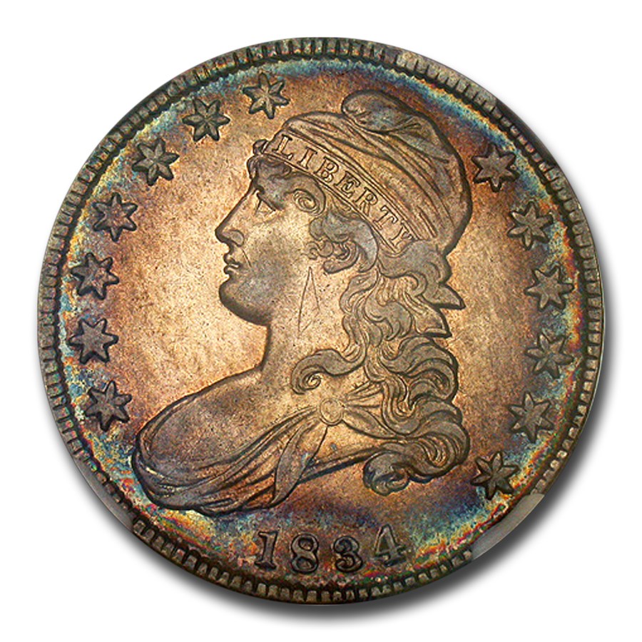 Buy 1834 Capped Bust Half Dollar XF-40 NGC Coin Online | Early Half ...