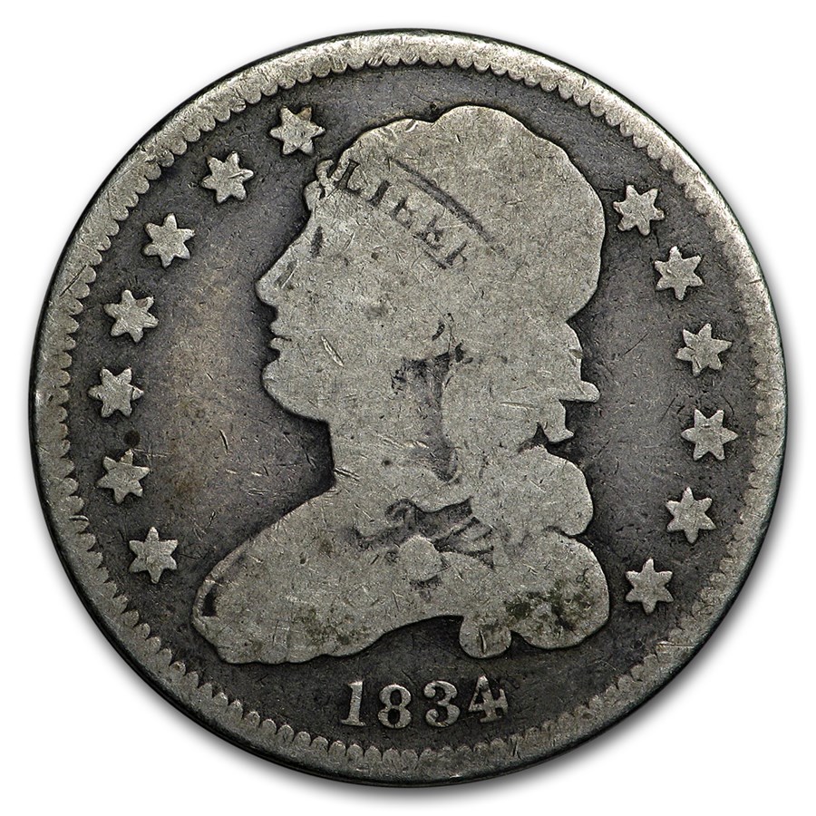 1834 Capped Bust Quarter VG
