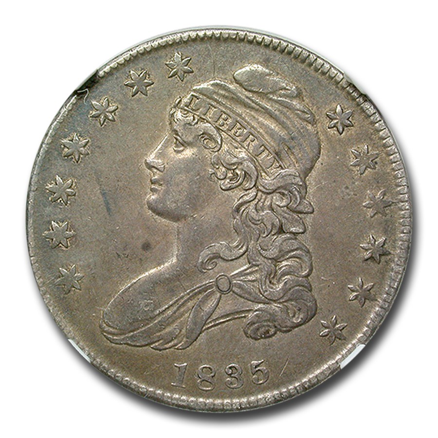 Buy 1835 Capped Bust Half Dollar AU-50 NGC | APMEX