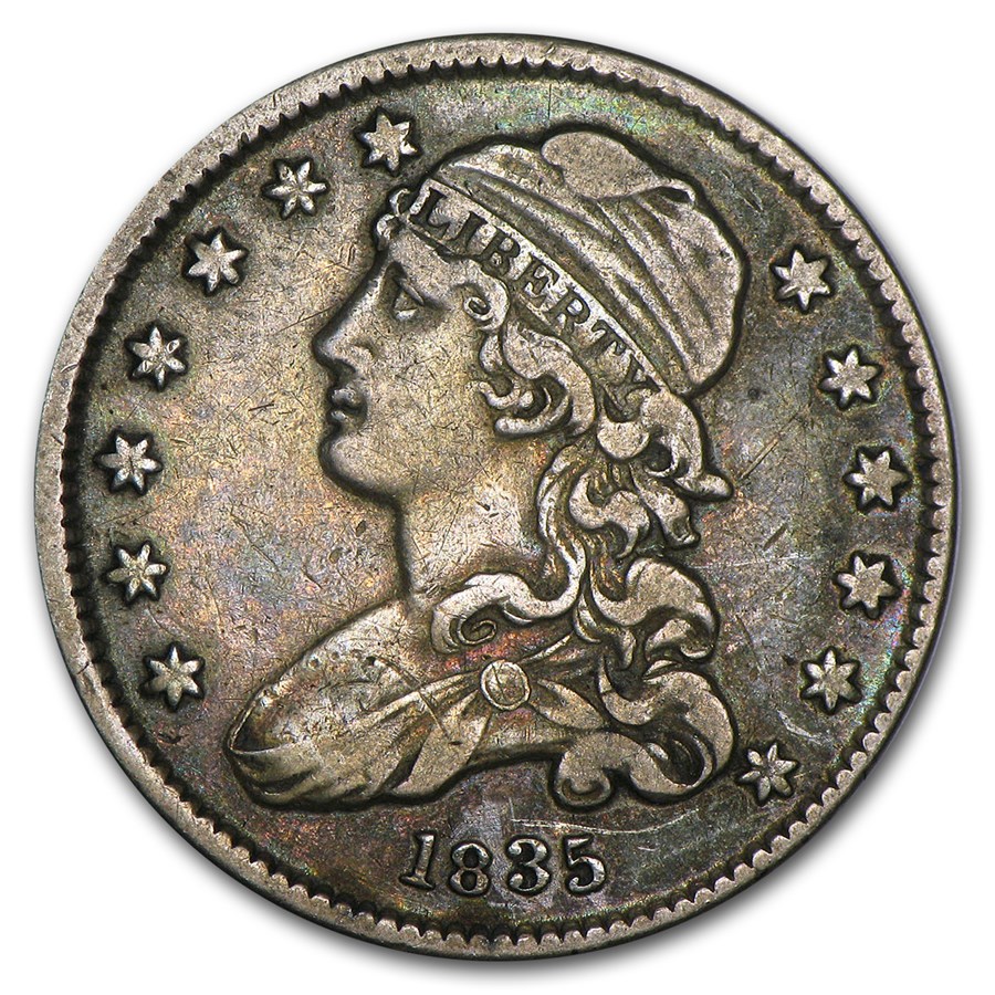 1835 Capped Bust Quarter VF