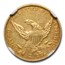 1836 $2.50 Classic Head Gold Quarter Eagle AU-55 NGC