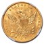 1836 $5 Gold Classic Head Half Eagle MS-63 NGC