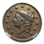 1836 Large Cent XF-45 NGC (Brown)