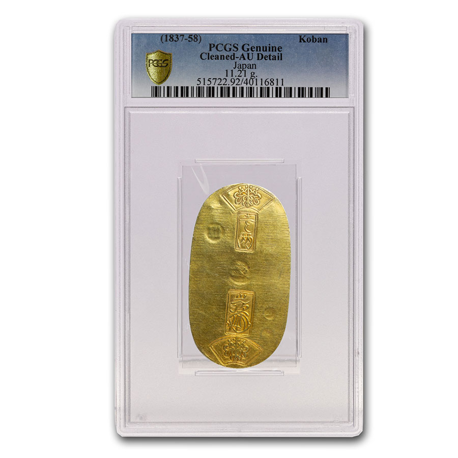 Buy (1837-1858) Japan Tenpo Gold Koban 1 Ryo AU-Dtls PCGS