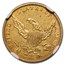 1837 $2.50 Gold Classic Head Quarter Eagle AU-50 NGC