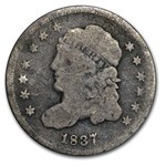 1837 Capped Bust Half Dime Large 5¢ VG