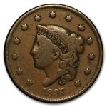 1837 Large Cent VG