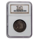 1837 Reeded Edge Half Dollar AU-58 NGC