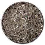 1837 Reeded Edge Half Dollar AU