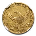 1838 $2.50 Gold Classic Head Quarter Eagle XF-45 NGC