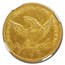 1838 $5 Gold Classic Head Half Eagle AU-53 NGC