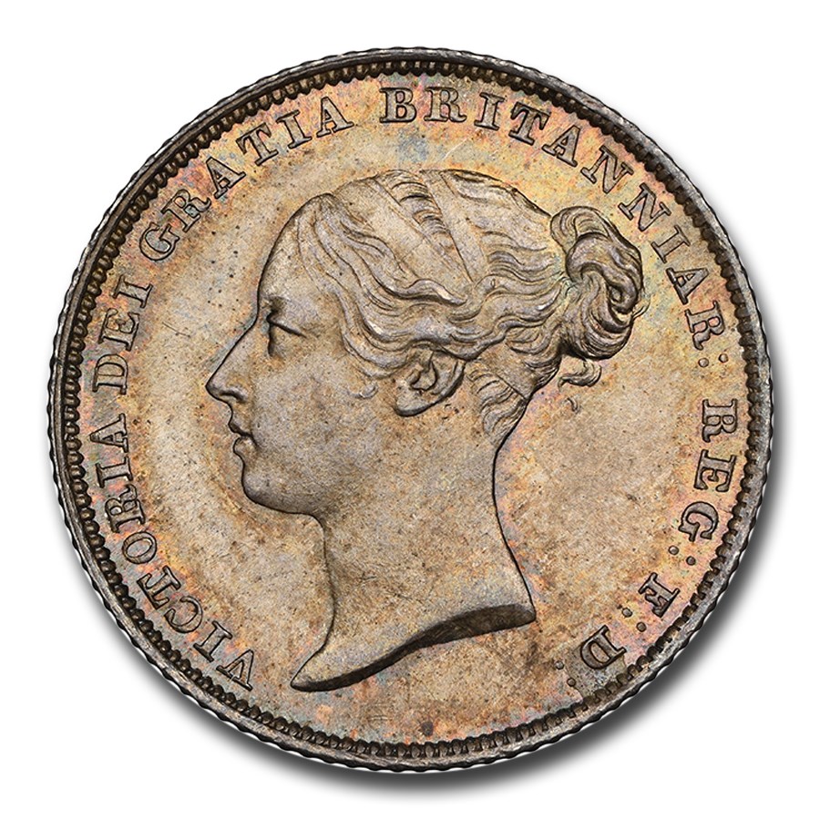 Buy 1838 Great Britain Silver Sixpence Victoria MS-66 NGC | APMEX