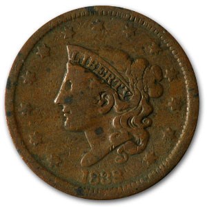 1838 Large Cent Good