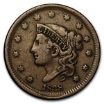 1838 Large Cent VF