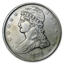 1838 Reeded Edge Half Dollar XF