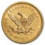 1839-1866 $5 Liberty Gold Half Eagle No Motto AU (Random Year)