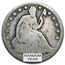 1839-1891 Liberty Seated Half Dollars Avg Circ