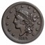 1839 Large Cent Silly Head AU