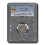 1839 Liberty Seated Dime MS-66 PCGS