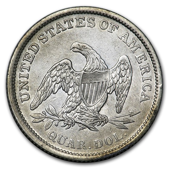 Buy 1839 Liberty Seated Quarter Au 