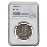 1839-O Capped Bust Half Dollar AU-53 NGC