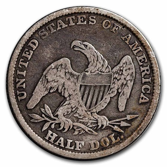 Buy 1839 Reeded Edge Half Dollar Fine | APMEX