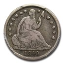 1840-O Liberty Seated Half Dime Fine-15 PCGS (No Drapery)