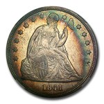 1841 Liberty Seated Dollar AU-58 NGC