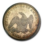 1841 Liberty Seated Dollar AU-58 NGC