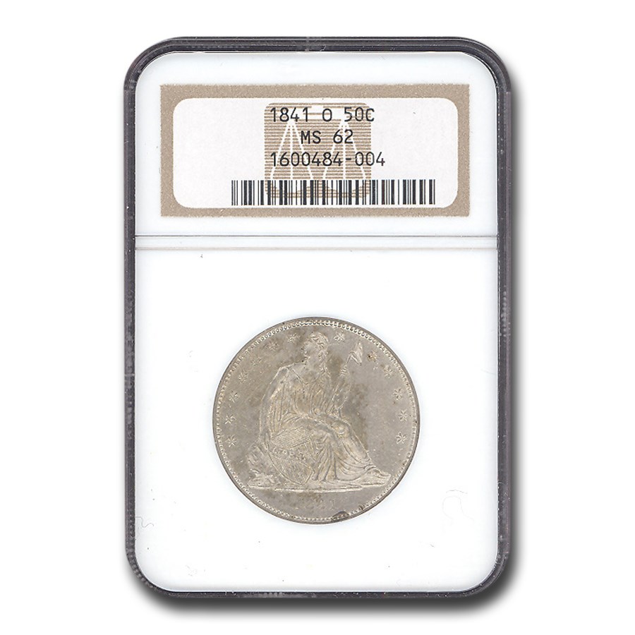 Buy 1841-O Liberty Seated Half Dollar MS-62 NGC | APMEX