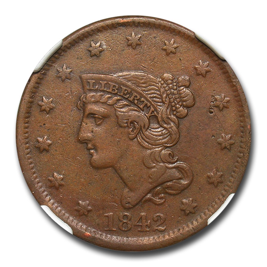 Buy 1842 Large Cent XF-45 NGC (Large Date) | APMEX