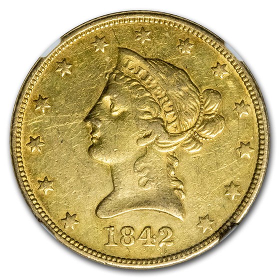 Buy 1842-O $10 Liberty Gold Eagle XF Details (Scratches, Cleaned) | APMEX