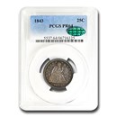 1843 Liberty Seated Quarter PR-64 PCGS CAC