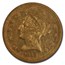 1843-O $2.50 Liberty Gold Quarter Eagle XF-45 NGC