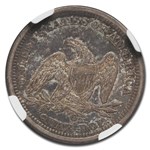 1843-O Liberty Seated Quarter AU-55 NGC (Large O, Newman)