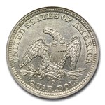 1843-O Liberty Seated Quarter AU-58 NGC