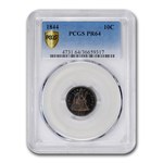 1844 Liberty Seated Dime PR-64 PCGS