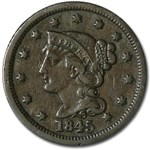 1845 Large Cent VF