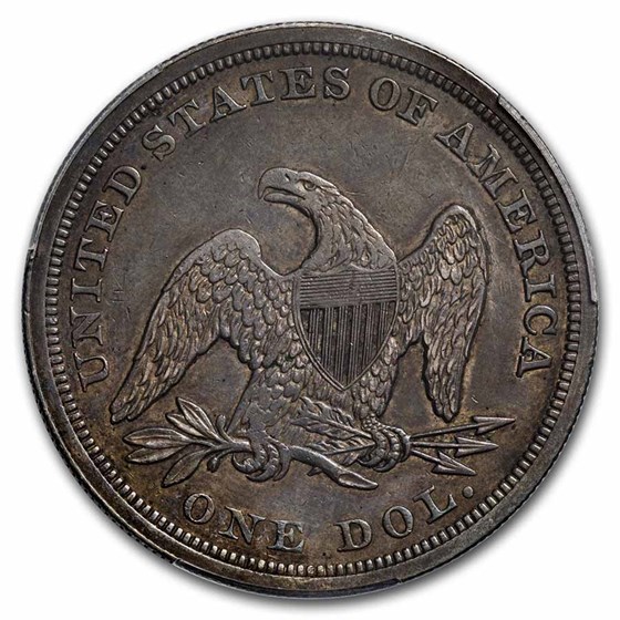 Buy 1845 Liberty Seated Dollar XF-45 PCGS | APMEX