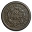 1846 Large Cent Tall Date VG