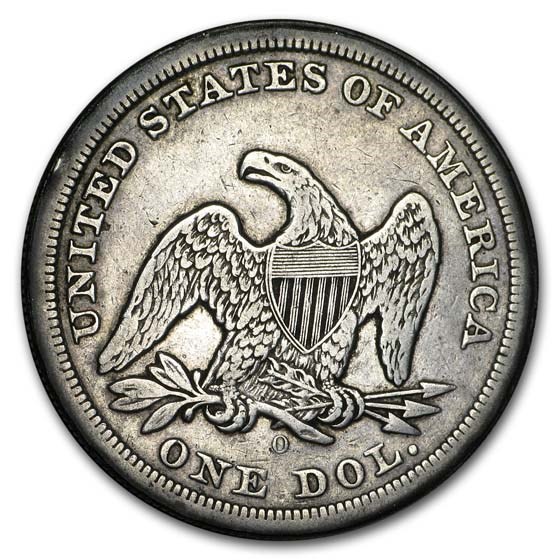 Buy 1846-O Liberty Seated Dollar Fine | APMEX