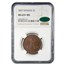 1847 Hawaii Cent MS-63+ NGC CAC (Brown)