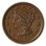 1847 Large Cent AU