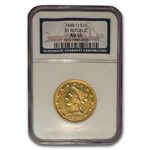 1848-O $10 Liberty Gold Eagle AU-55 NGC (SS Republic)