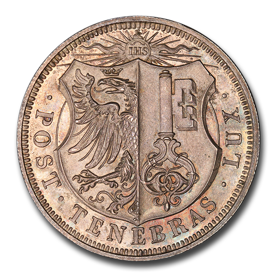 Buy 1848 Switzerland Geneva Silver 5 Francs MS-64 PCGS | APMEX