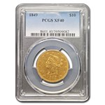 1849 $10 Liberty Gold Eagle XF-40 PCGS