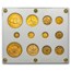 1849-1932 U.S. Pre-33 Gold 12-Coin Type Set