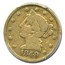 1849 $5 Moffat & Co. Liberty Gold Half Eagle VG-8 PCGS CAC
