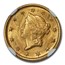 1849-O $1 Liberty Head Gold MS-65 NGC CAC (EX: Col E. H.R Green)